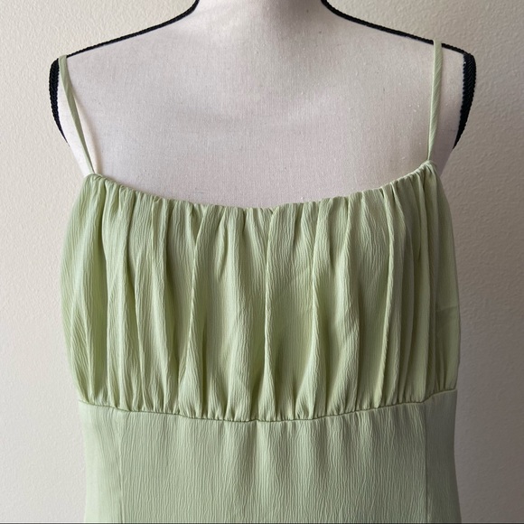 Lulu’s Light Green Satin Mini Dress - Picture 4 of 5